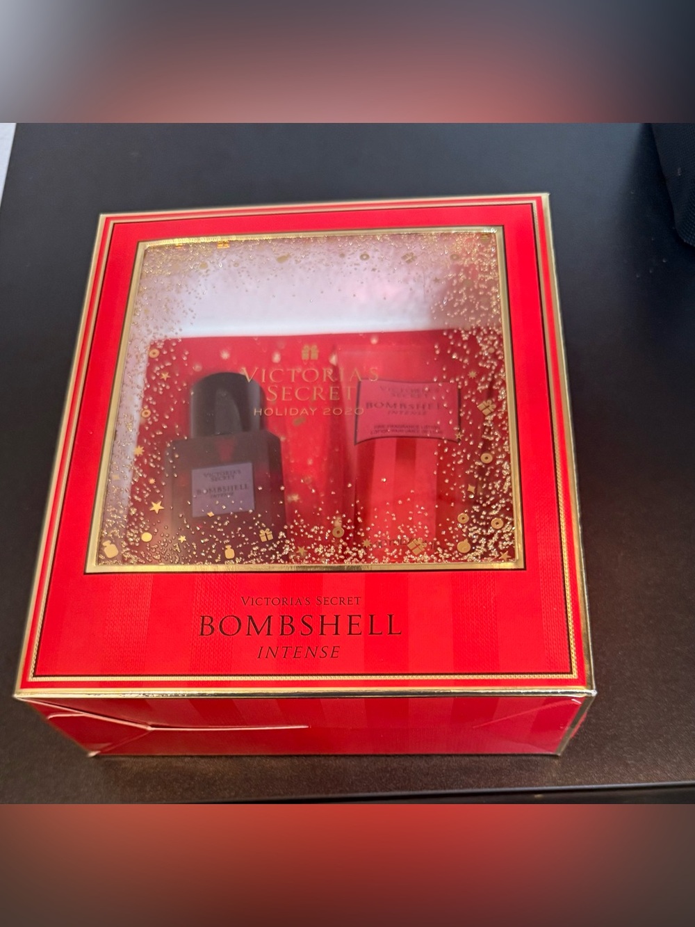 Victoria's Secret Bombshell Intense Gift Set -Fragance Mist & Lotion Parfumee
